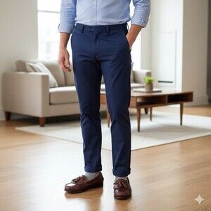 Cole Haan Mens Brown Leather Kiltie Tassel Loafers Size 9D Slip On Dress Shoes